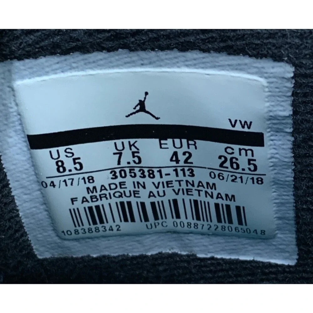 Jordan 8 Retro South Beach 2018 Sneaker Shoes 305381-113 White Turbo Green 8.5